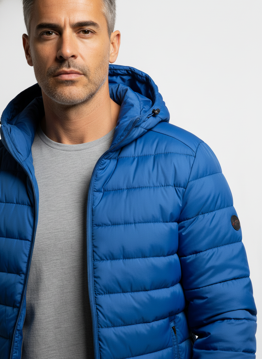 Giubbotto imbottito con cappuccio