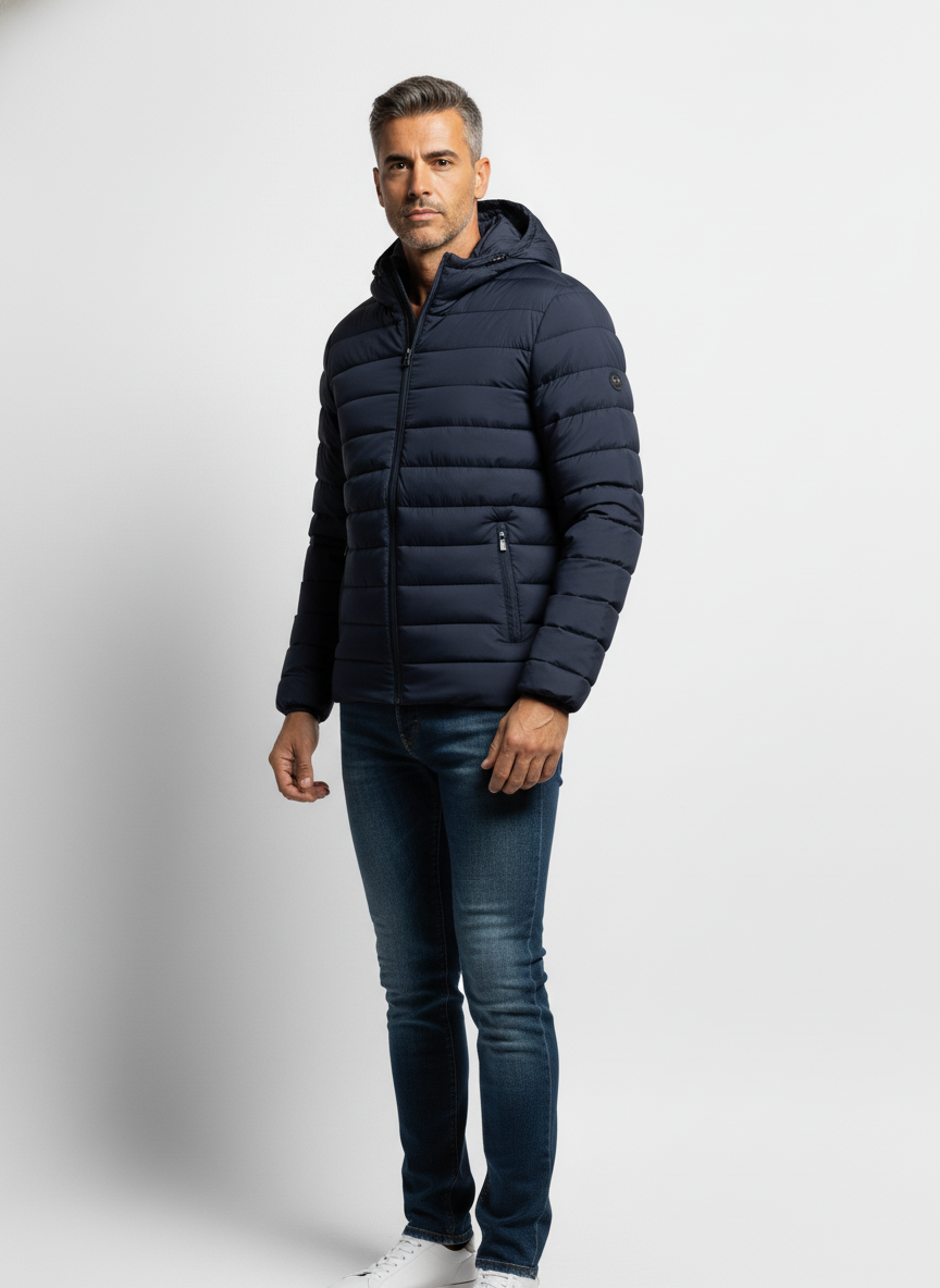 Giubbotto imbottito con cappuccio