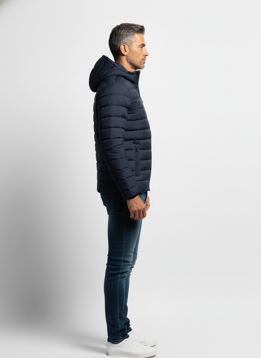 Giubbotto imbottito con cappuccio